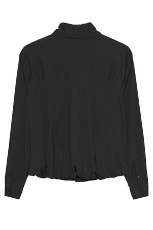 Black cotton poplin shirt SEMI COUTURE | Y5WK08Y690